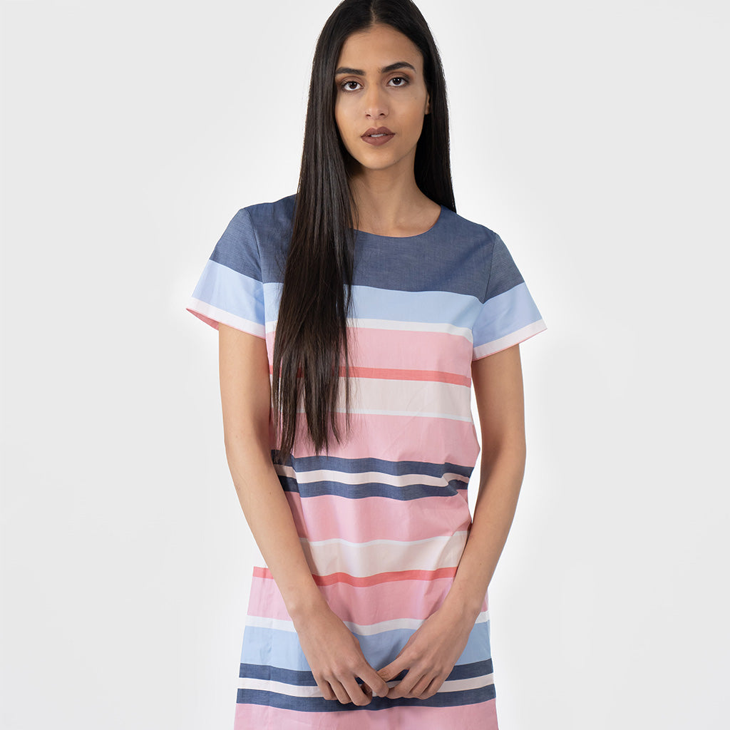 فستان كاجوال مطبع