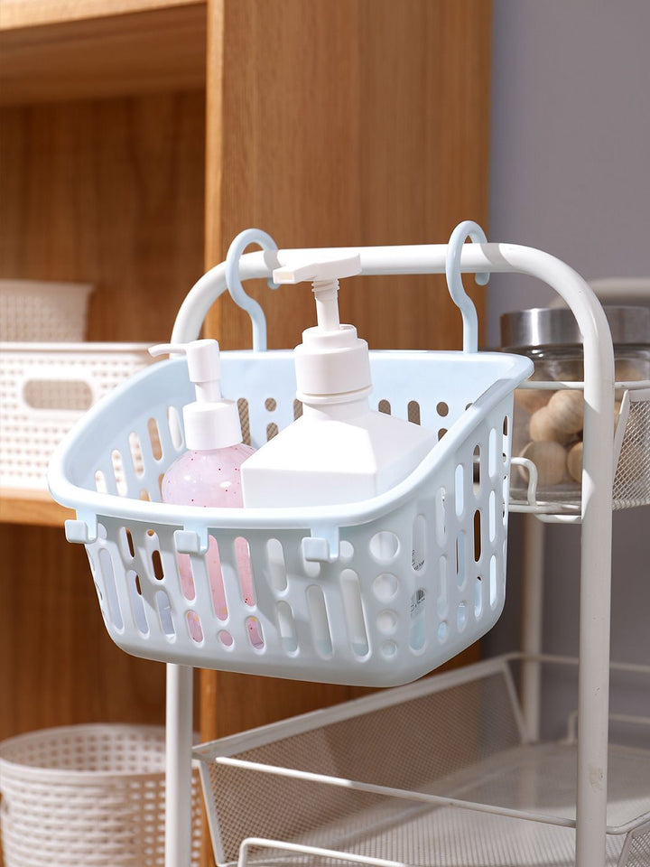 سلة معلقة للتخزين قابلة للتكديس (أزرق)