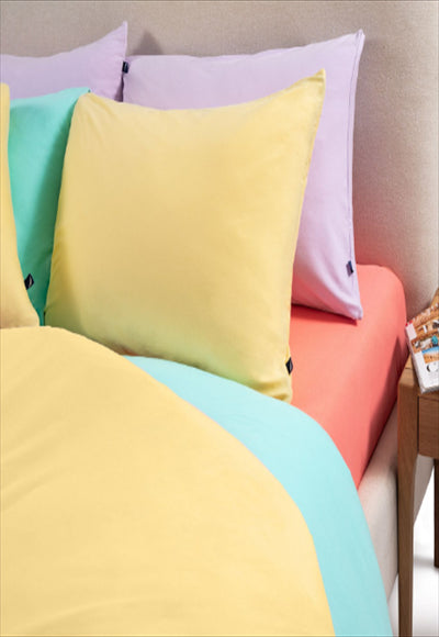 A pair of pillow covers made of JERSEY fabric