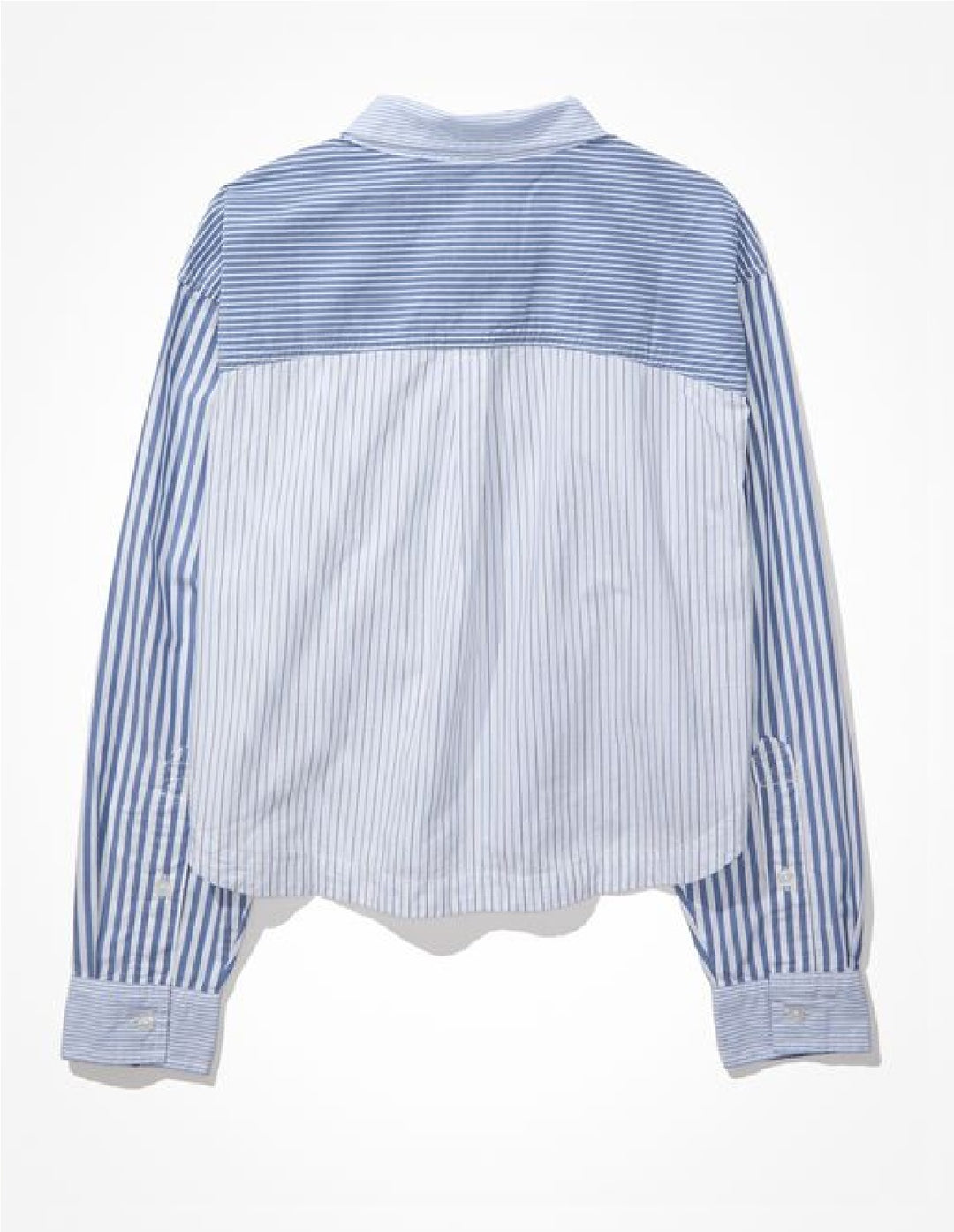 White and blue shirt