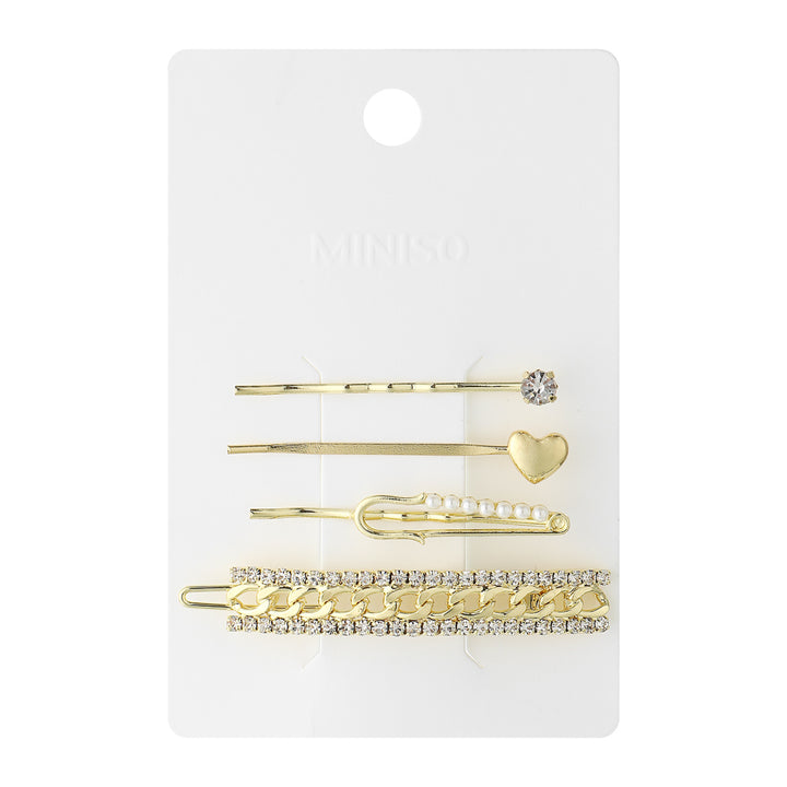 سلسلة مشبك شعر 4 قطعة