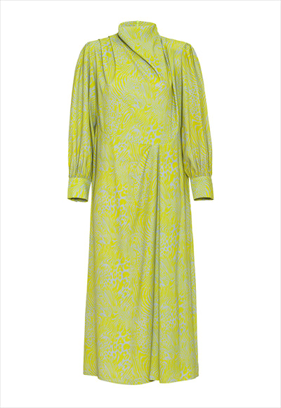 فستان منقوش