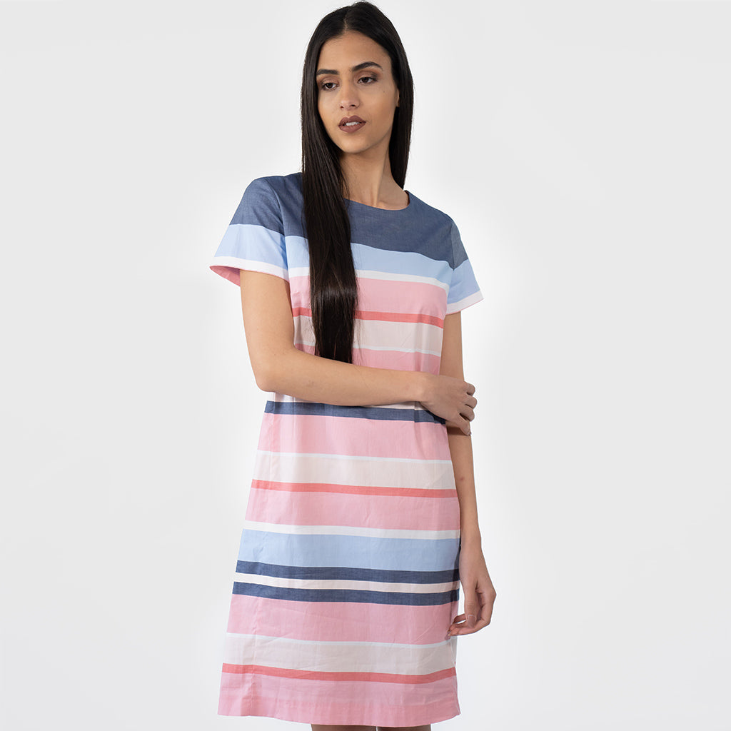 فستان كاجوال مطبع