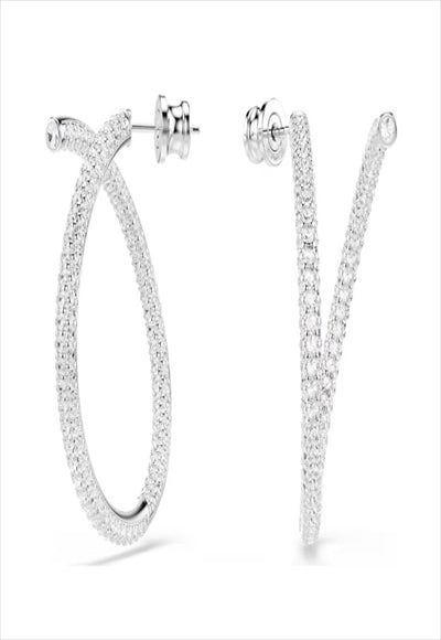 حلق مرصع بالكريستال