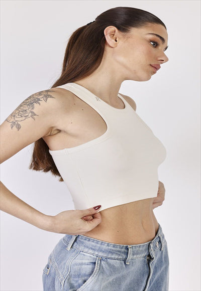 W RIB TANK TOP 24275848 CREAM 01