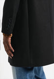 Long wool jacket