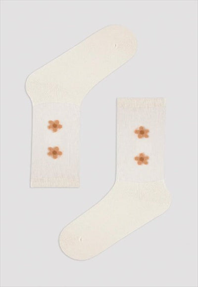 Sunflower Mesh Socks