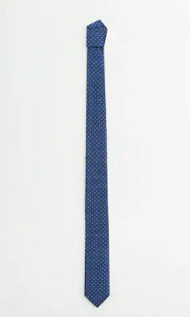 polka dot print tie