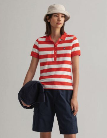 D1. BAR STRIPED SS POLO