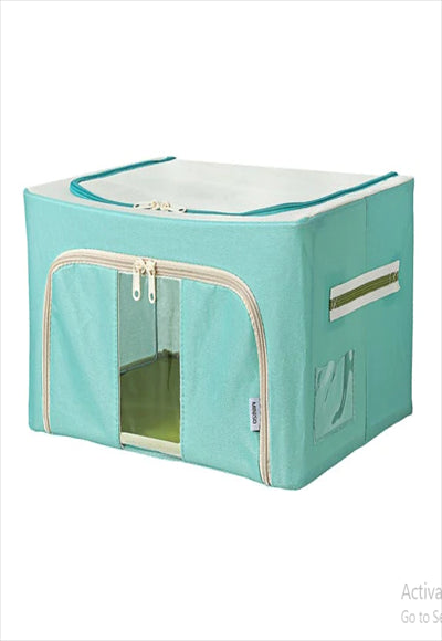 66L Two-Color Chain Storage Bag (Green)
