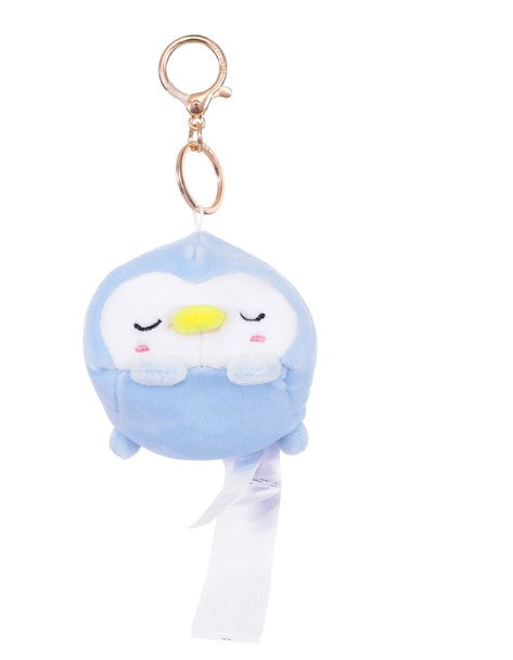 Plush penguin keychain