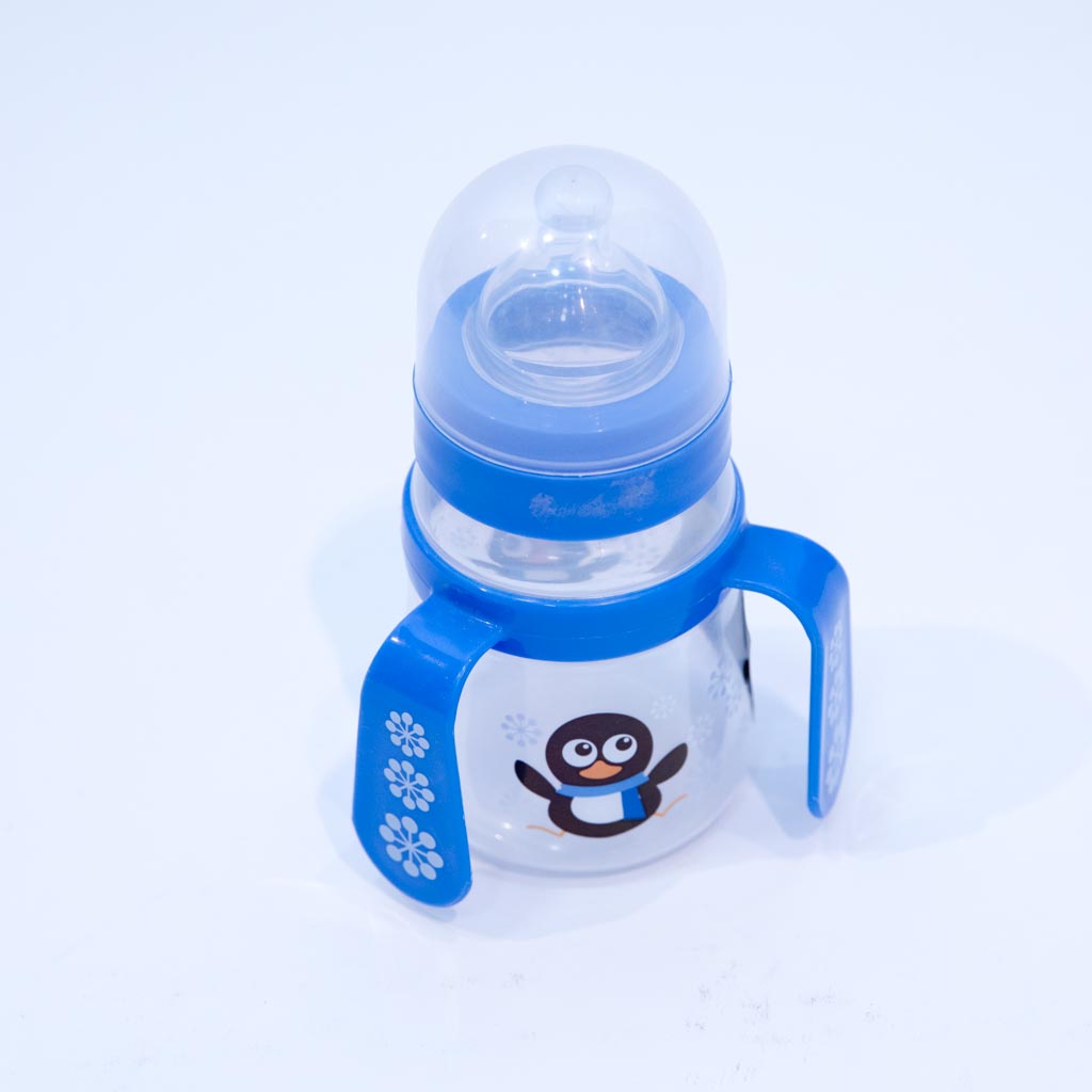 Bottle with straps in three colors