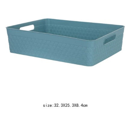 سلة تخزين منقوشة  (كبير)