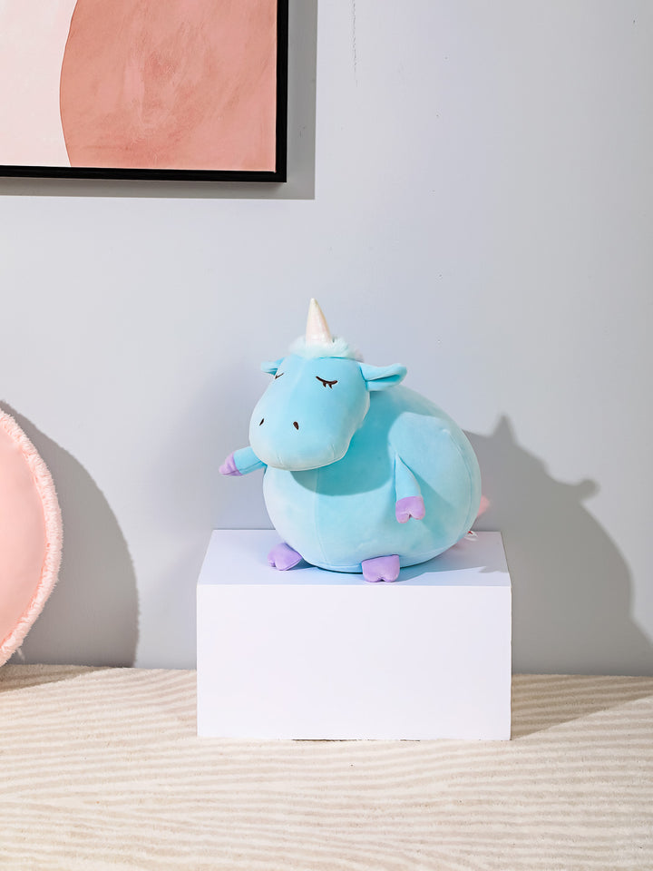 دمية محشوة مستديرة  وحيد القرن