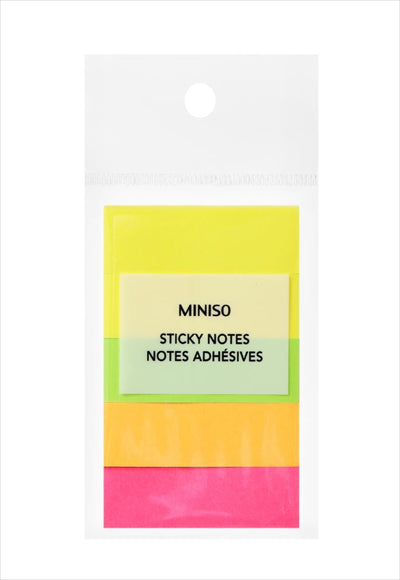 ملاحظات لاصقة فلورسنت 15*50 ملم (150 ورقة 5 قطع)