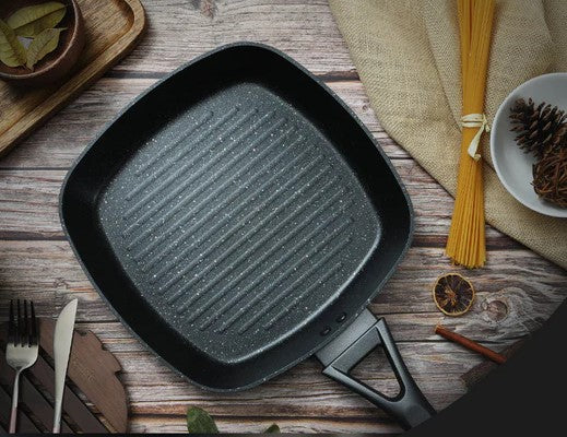 مقلاة غير لاصقة - 26 سم (رمادي)