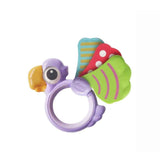 rattle in the shape of a parrot