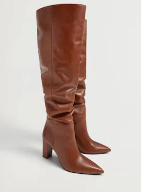 long leather boot