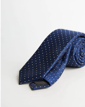 polka dot print tie