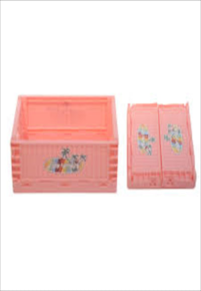 Foldable storage basket