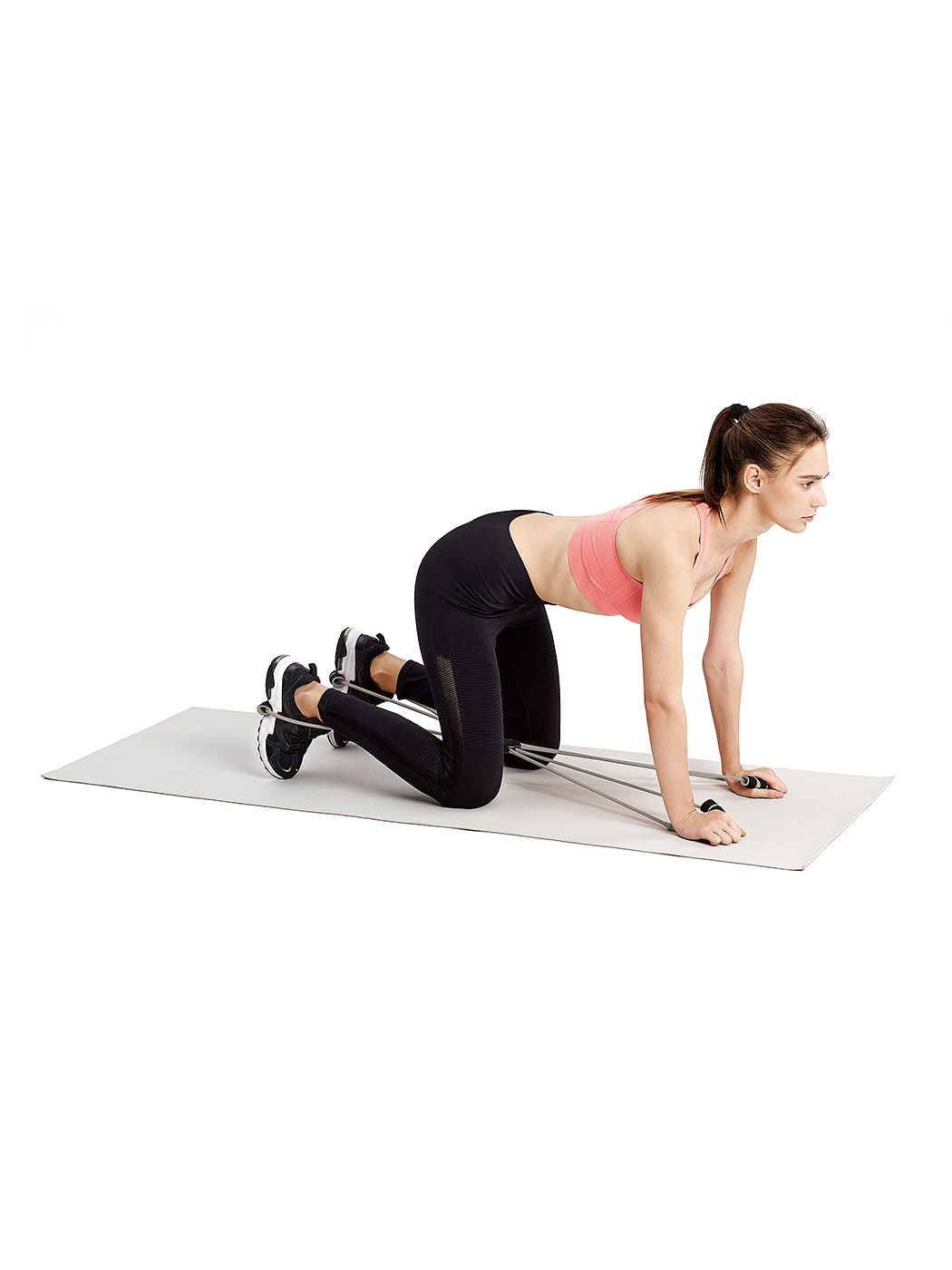 أربطة مطاطية للمقاومة الرياضية من مينيسو (رمادي)