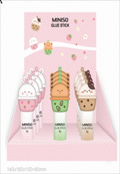 عصا غراء سلسلة شاي الحليب (3 تصاميم متنوعة)