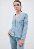 RELAX BLUE LOTUS SHIRT PANT SET