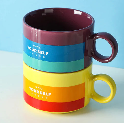 كوب خزف 2 قطعة