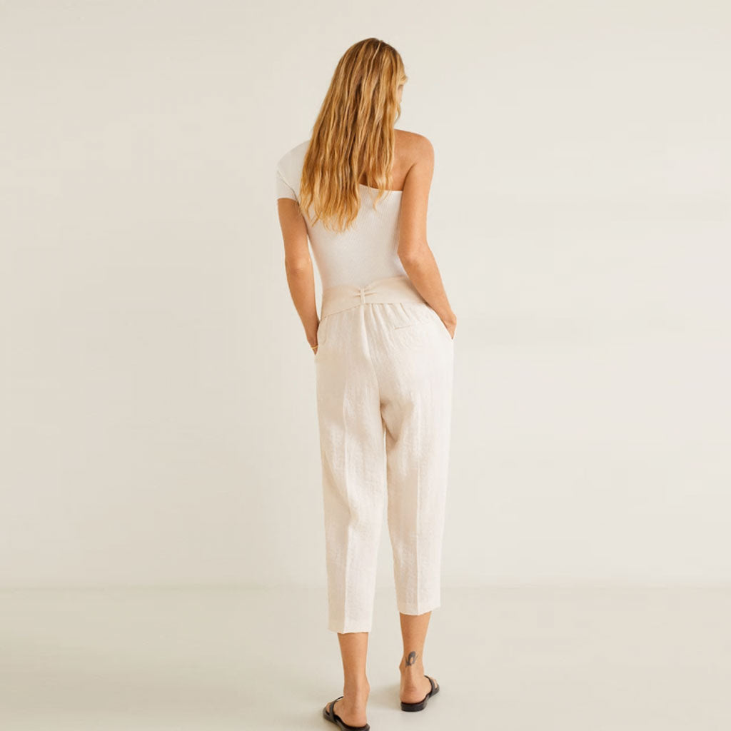 بنطال مع ربطة خصر