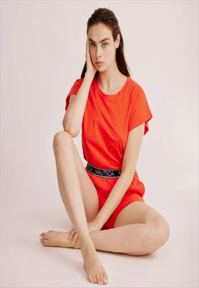 CORAL S Summer breeze shirt&shorts women set