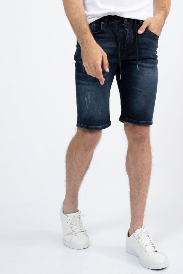 N.S-DENIM SHORT PANTS-BLUE DEP