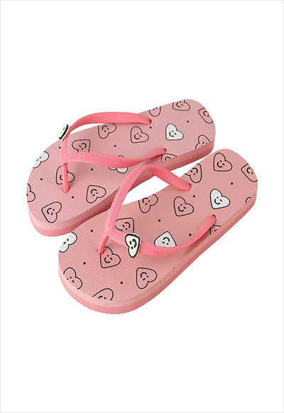 شبشب نسائي من سلسلة الحب والسلام (قلب وردي 37-38)