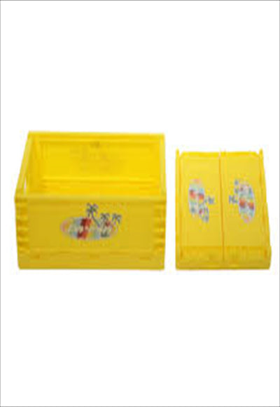 Foldable storage basket