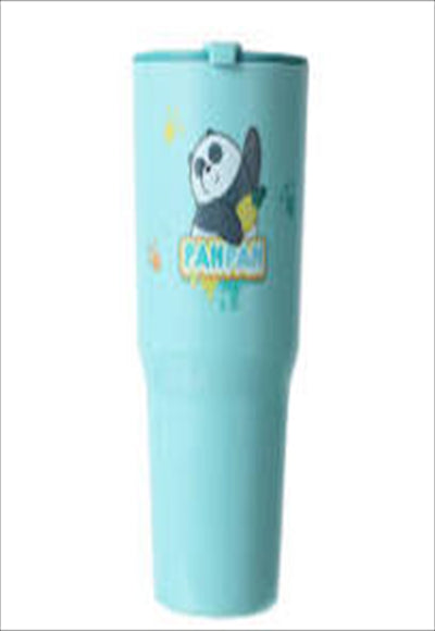 Large Capacity Plastic Water Bottle (800ml) (Panda)