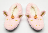 SLEEPY UNICORN SLIPPERS