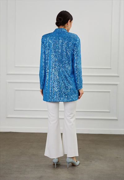 جاكيت مزين بالترتر