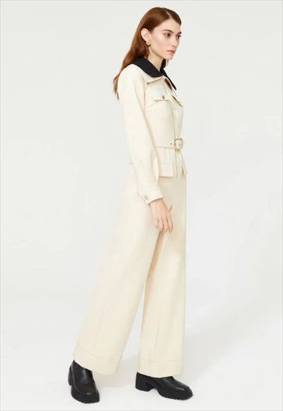 Long-sleeved jumpsuit