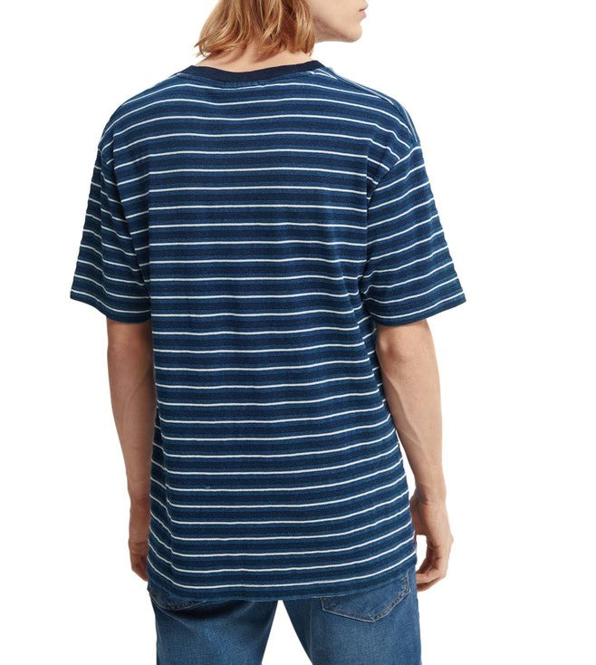 Comfortable T-shirt made from a cotton and linen blend