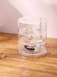 Rotating jewelry storage box