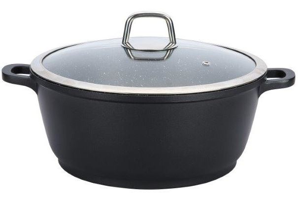 وعاء ألومنيوم مطلي بالرخام حجر معدني