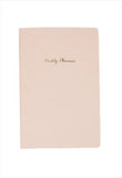 Stitch-bound weekly planner book (32 sheets) (pink)