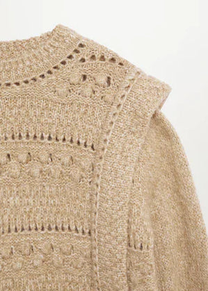 بلوزة صوف قصيرة