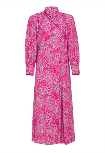 فستان منقوش