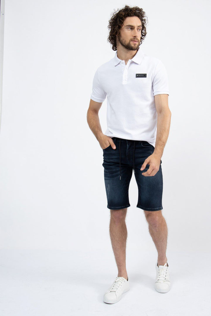 N.S-DENIM SHORT PANTS-BLUE DEP