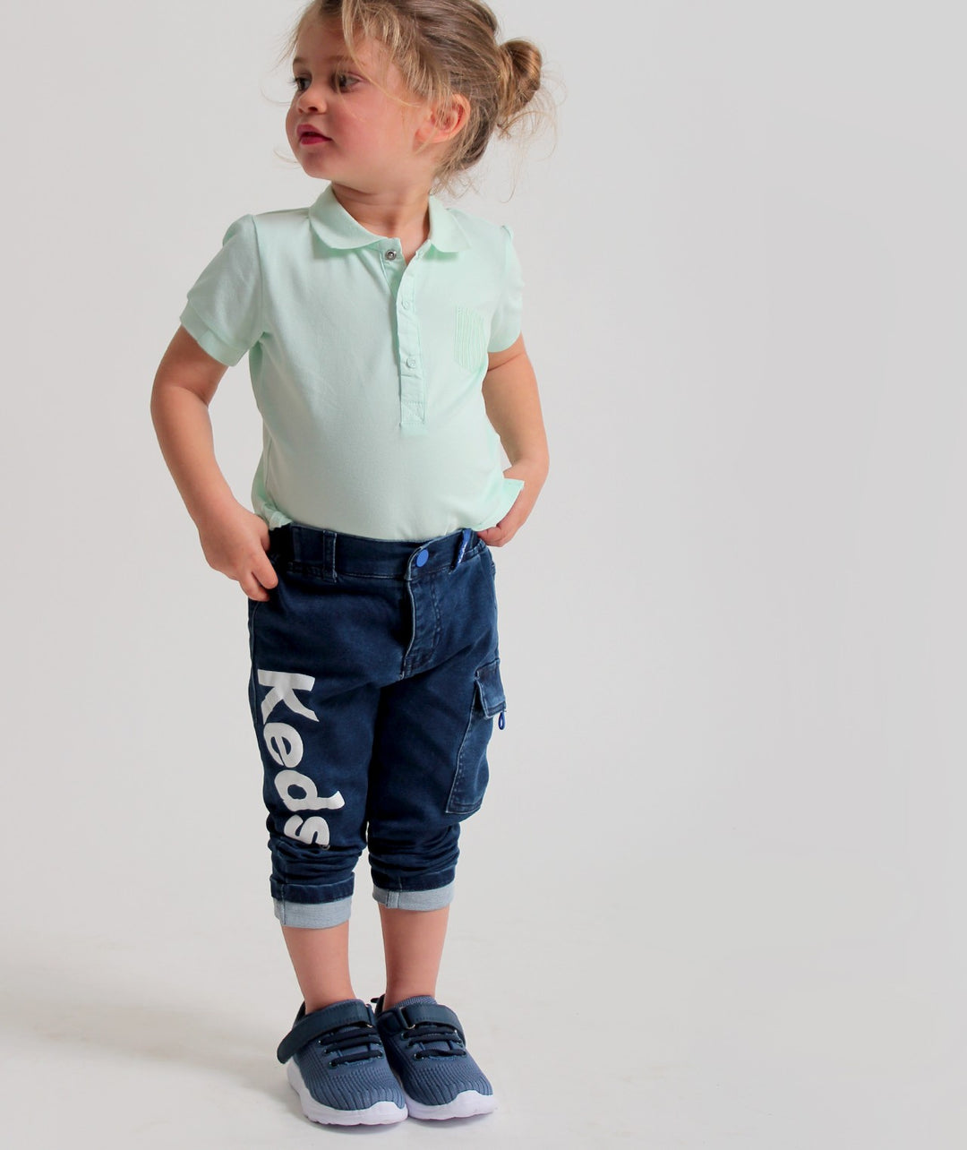 Stretch jeans + elastic waistband