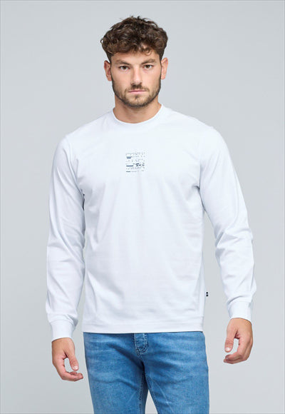 N.S-INTERLOCK L/S CREW NECK TE