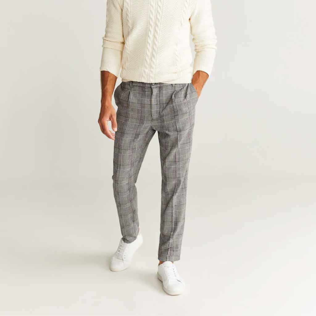 بنطال بتلوين مربعات