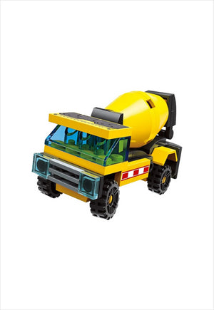 Construction Vehicle Building Blocks (38pcs Cement Mixer Truck)