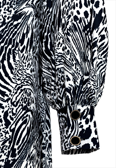 فستان منقوش