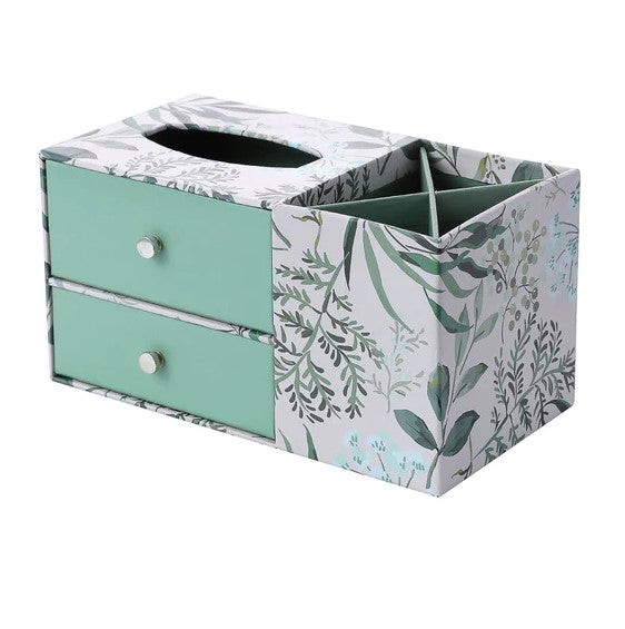 منظم تخزين كرتون مع أدراج مزدوجة